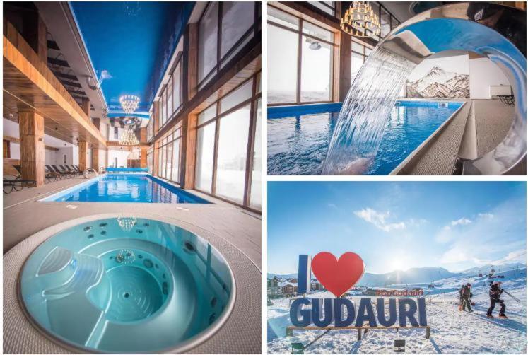 Crystal Deluxe, Four Seasons F2, New Gudauriアパートメント エクステリア 写真